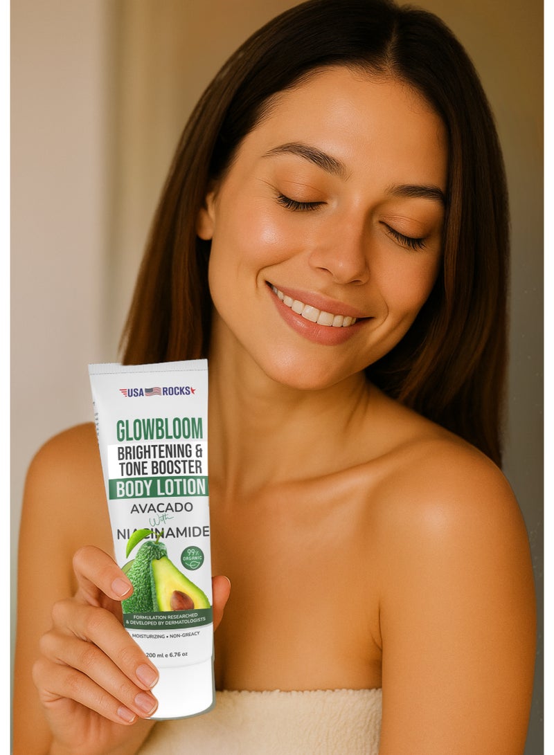 USA ROCKS Avocado & Niacinamide Body Lotion - Image 2